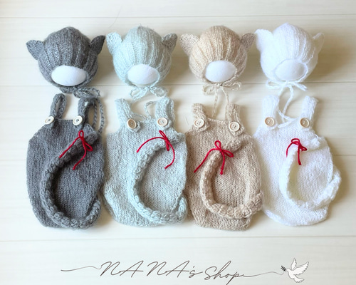 3点セット【黒ねこ】♪ニューボーンフォト撮影衣装 ボンネットしっぽロンパース 3点セット【黒ねこ】♪ニューボーンフォト撮影衣装 ボンネット