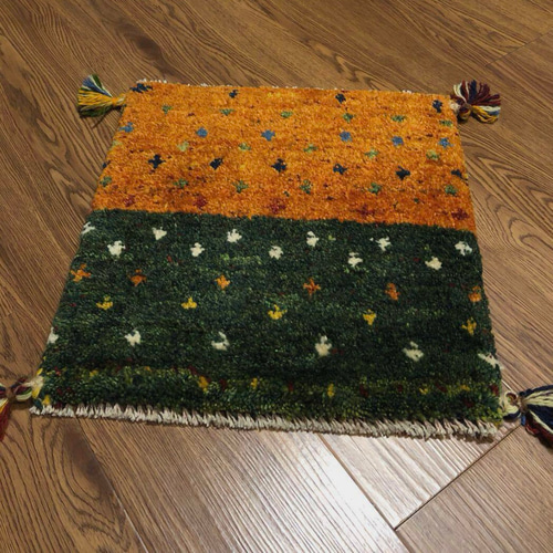 ギャッベ チェアマット 4枚組 ペルシャギャッベ (ギャベ) チェアマット