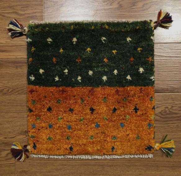 ペルシャギャッベ (ギャベ) チェアマット 椅子の座布団 No.GS-1326