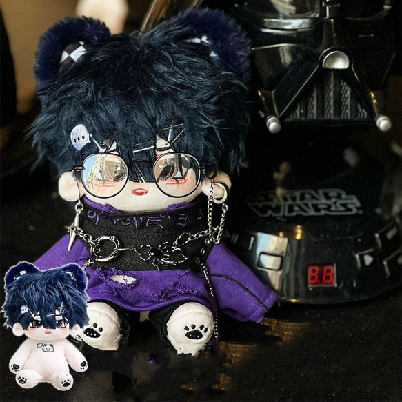 着せ替えぬいぐるみカスタムメイク20cm スケルトン入りお洋服付き