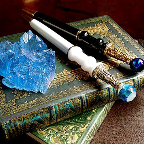 月の涙*＊* 魔導具 魔法のガラスレジンペン 魔法の杖 月の涙*＊* 魔導