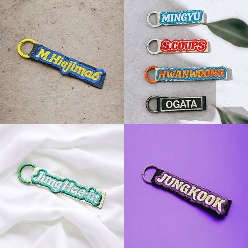 刺繍ワッペンネームタグ 送料無料】名入れ刺繍ワッペン付き ネームタグ 刺繍ワッペン