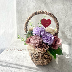 2024母の日］プリザーブドフラワー ・アーティフィシャルフラワー