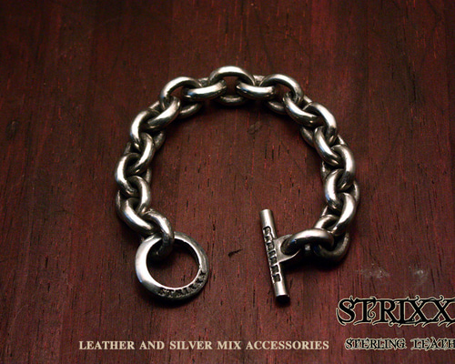 ミドルあずきブレスレット ハンドメイド シルバー925 小豆ブレスレット【太タイプ】日本製 アズキ