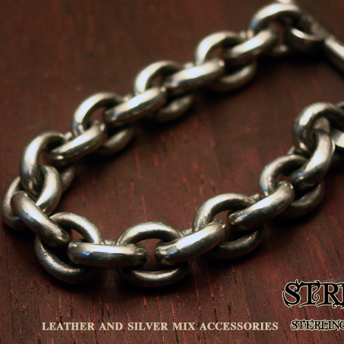 24　フラットあずきブレスレット STRIXXX 24 フラットあずきブレスレット | STRIXXX sterling leather