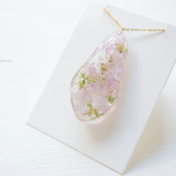 一点物／ﾈｯｸﾚｽ　sakura Crystal*桜舞う 2枚目の画像