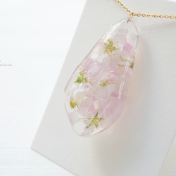 一点物／ﾈｯｸﾚｽ　sakura Crystal*桜舞う② 5枚目の画像