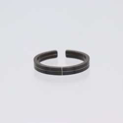 色金リング 赤銅  十字  フリーサイズ 3mm 2枚目の画像