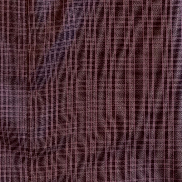着物リメイク Ｚ 大島 ギャザースカート シルク   着物スカート 4枚目の画像