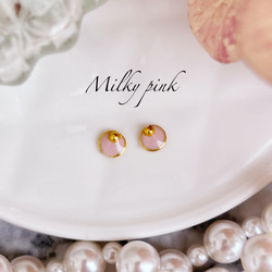 今年も再販！春夏カラー☆職場OK5mm♡送料無料♡ミニゴールドシリーズ 6枚目の画像