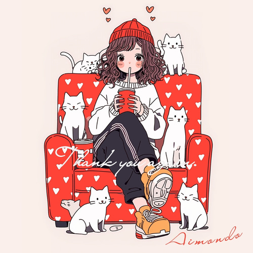 No.0054】ひよことお散歩する子猫【＃猫スナップ】 写真
