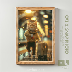 【No.0056】新生活への期待を胸に歩く猫【＃猫スナップ】 1枚目の画像