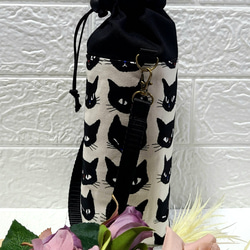 ハンドメイド ペットボトルカバー350ml ペットボトルホルダー アリス柄