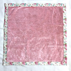 ピンク花柄　タロットクロス　リーディングマット 2枚目の画像