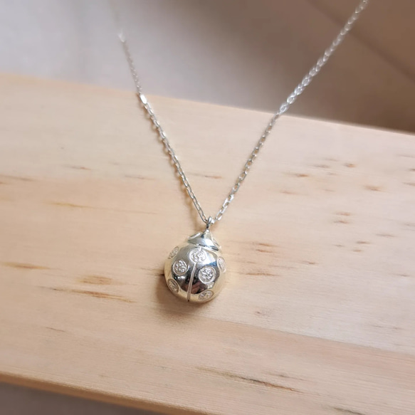 【LOEWE】 てんとう虫のネックレス てんとう虫 ネックレス】テントウムシ ナナホシテントウ お祝い