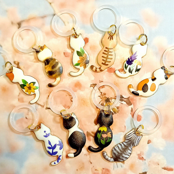 人気☆私の！名前を書かずに私の 「猫」 アンブレラマーカー ペット
