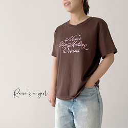 【2024夏コーデ★プリントＴシャツ】綿100%│5カラー展開│カジュアル│ゆったりめ│T-143BB 10枚目の画像