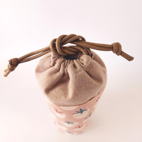 ひやっ！ほか！アルミ保冷保温シート 500ml巾着型ペットボトルカバー