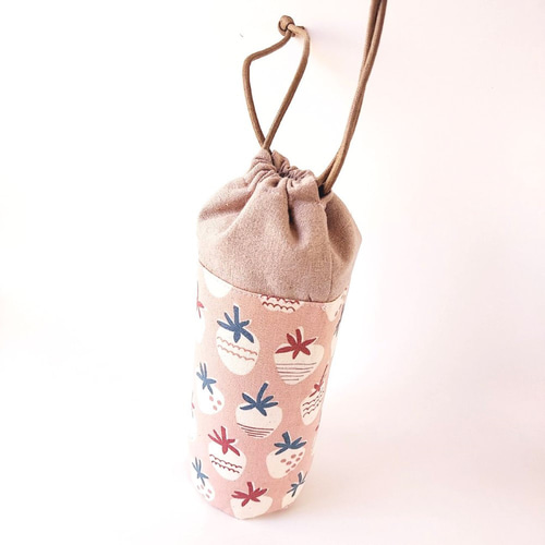 ひやっ！ほか！アルミ保冷保温シート 500ml巾着型ペットボトルカバー