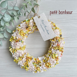 幸せ運ぶ布リース リース petit bonheur 通販 17568695｜Creema