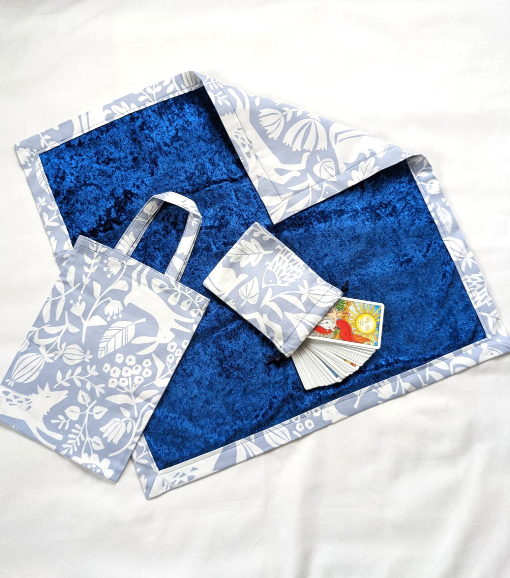 タロットクロス&ポーチ&バッグ　セット　森の動物達 リーディングマット 4,872円