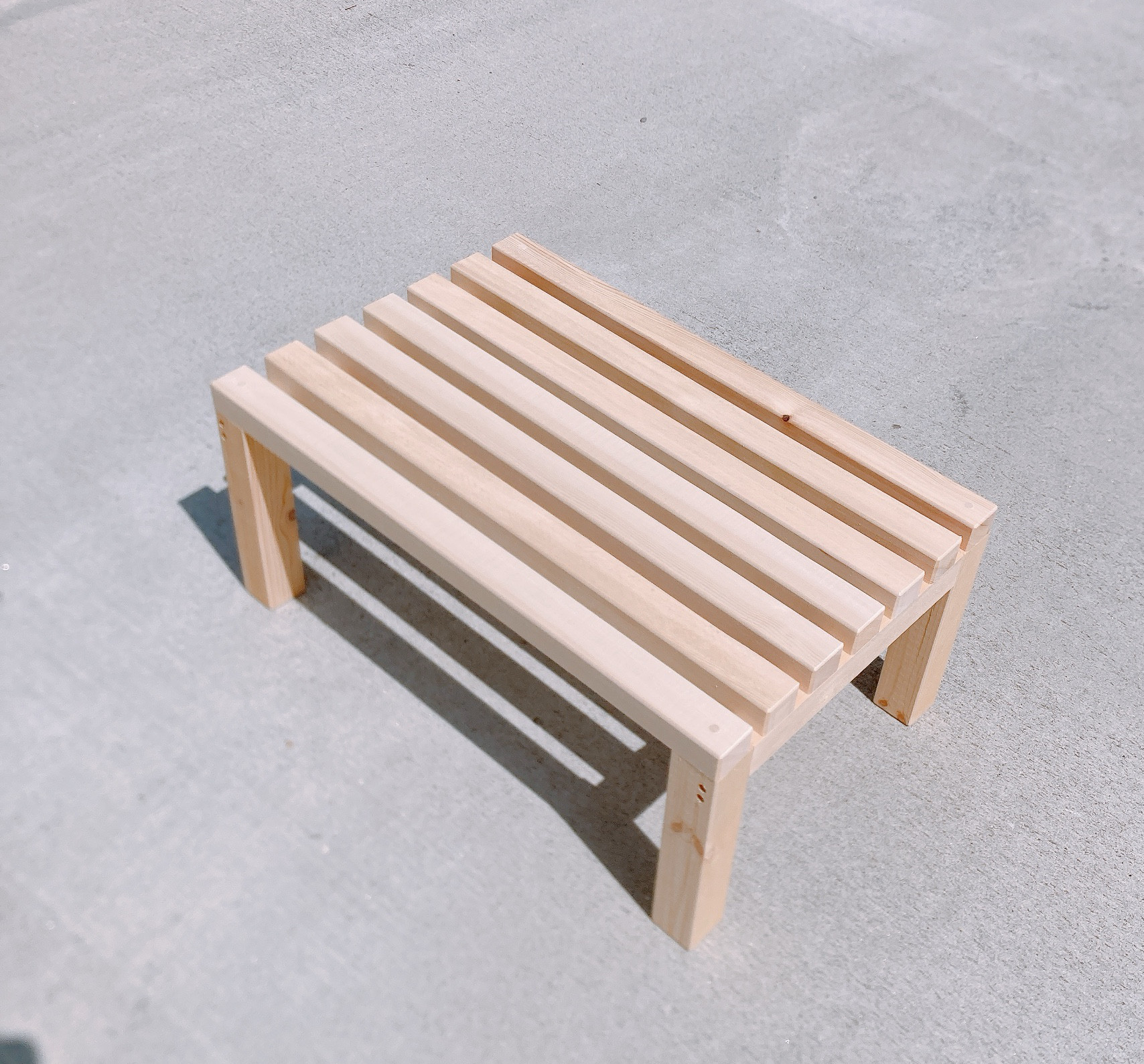 ちょっと大きなすのこスツール 4,510円