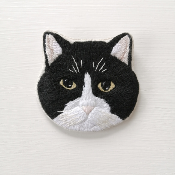 【限定1点】猫刺繍のブローチ　Lotta 7枚目の画像