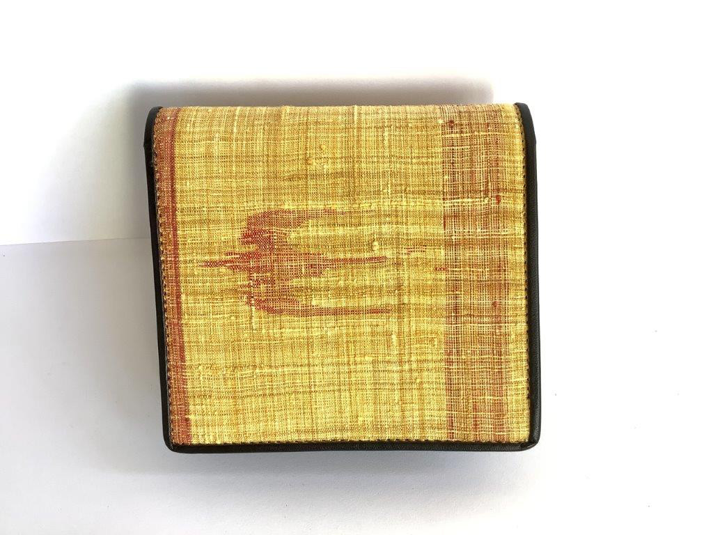 塩沢織　ボックス型札入れV53