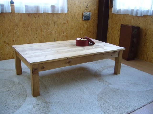 アンティーク風　ローテーブル　100×53cm アンティーク風　ローテーブル　100×53cm