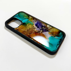 アルコールインクアートスマホケース/iPhoneケース 2枚目の画像