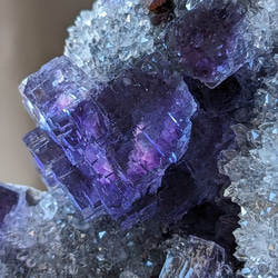 フローライトONクォーツ・原石クラスター（蛍石）Fluorite｜スペイン産 ｜La Viesca Mine｜レア商品 18枚目の画像