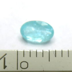 トルマリン パライバトルマリン ルース 天然石  0.42ct 美しいブルー モザンピーク産 ソーティング付 trr32 3枚目の画像