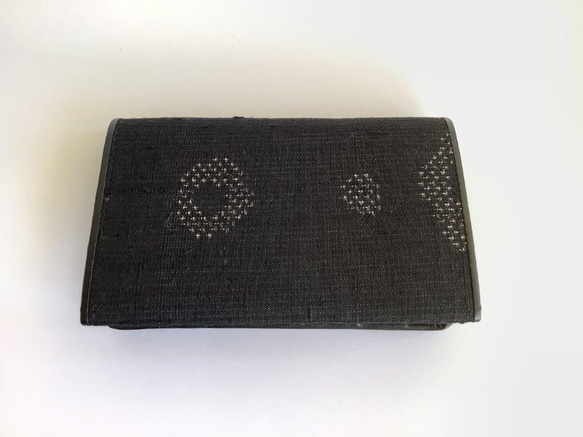 伝統織物のトップブランド塩沢織のカード名刺入　VA98 2枚目の画像