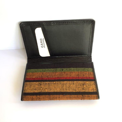 伝統織物のトップブランド塩沢織のカード名刺入　VA106 3枚目の画像