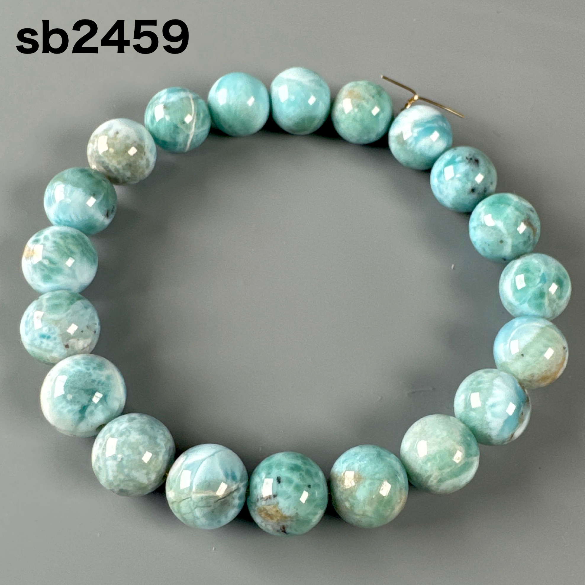 10%OFF ラリマー  10ミリ ビーズ 20個 sb2459