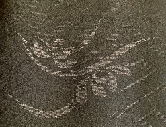 【素材】正絹黒絵羽織 6枚目の画像