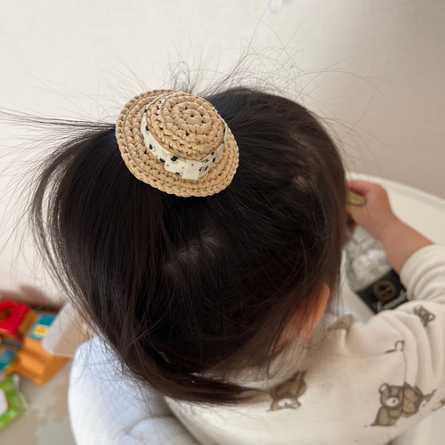 ❁ぽこぽこクリップ❁ ベビーヘアピンベビーヘアクリップベビーヘアゴム