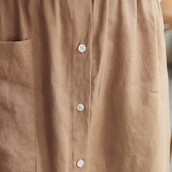 夏のレジャー亜麻綿ロングスカート#123009 11枚目の画像