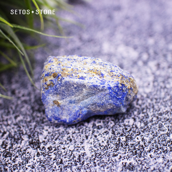 ラピスラズリ原石24g【天然石】（瑠璃 Lapis lazuli） 2枚目の画像