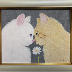 油絵 絵画【猫と紫の薔薇】 油絵 絵画【猫と紫の薔薇】 - メルカリ