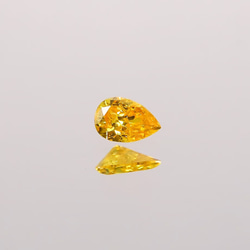 天然ファンシーヴィヴィッドオレンジイエローダイアモンド0.138ct 3枚目の画像