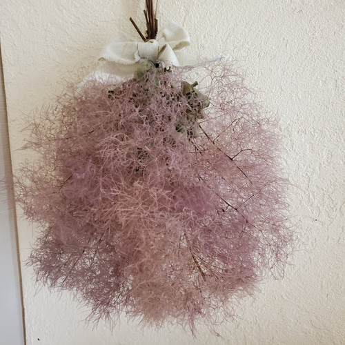 スモークツリーのスワッグ♡ふわふわ スワッグ GREEN ROSE 通販