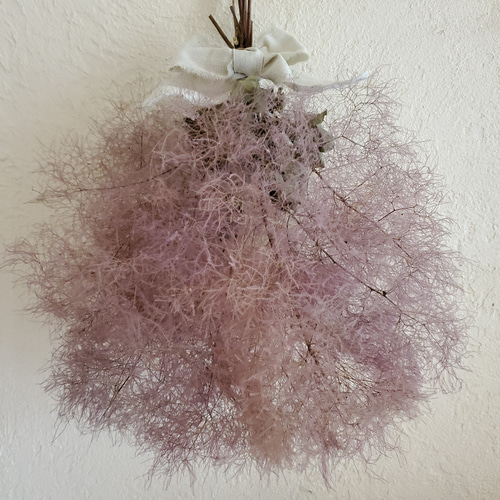 スモークツリーのスワッグ♡ふわふわ スワッグ GREEN ROSE 通販