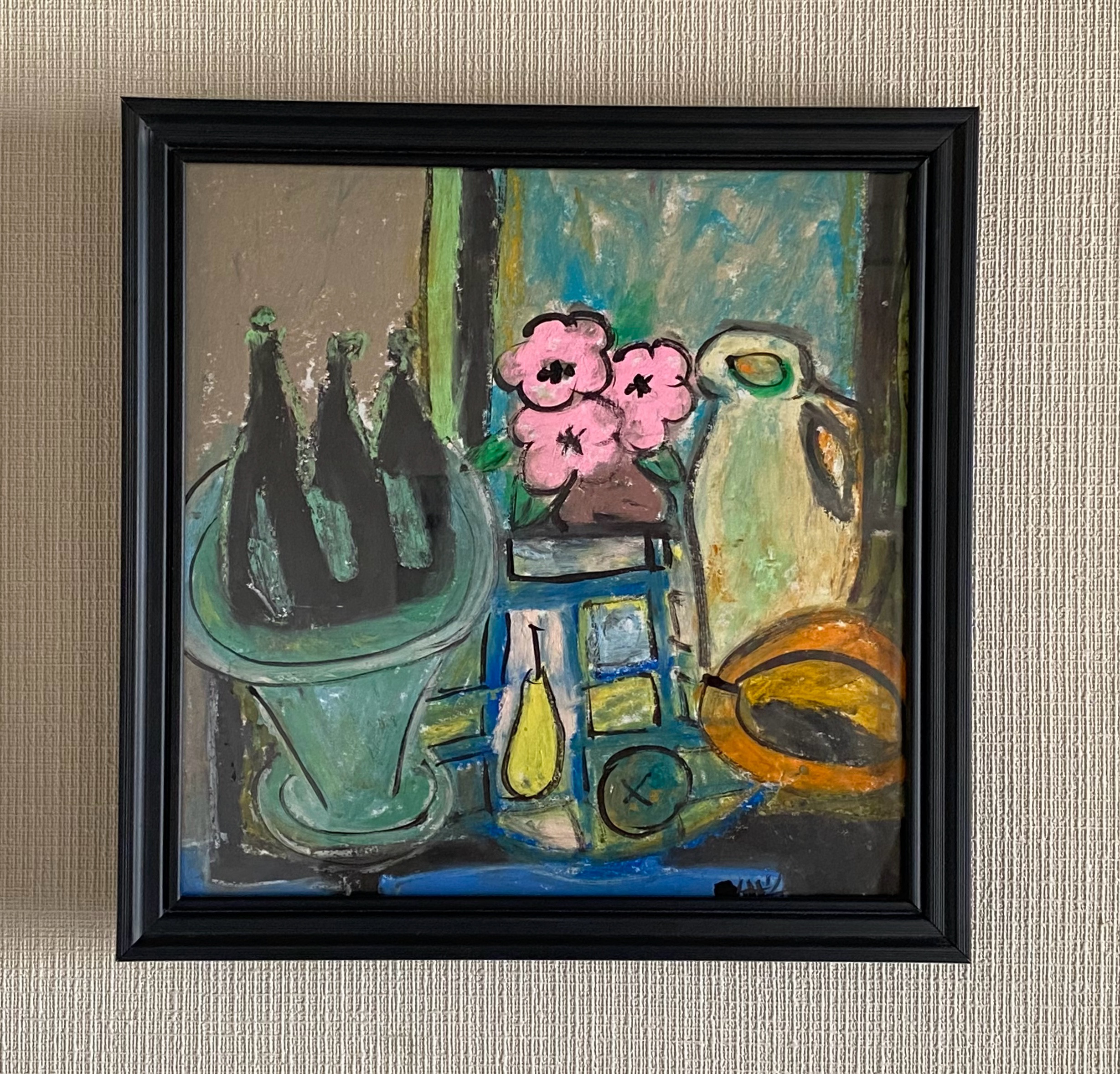本命ギフト 絵画 。壁掛け絵☆【部屋の中の美しい片隅に】 絵画