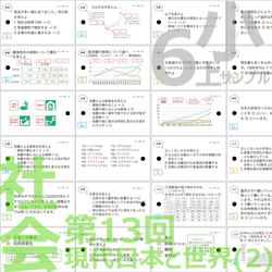 中学受験 暗記カード【6年上 社会 10-17回】組分けテスト対策 予習シリーズ 5枚目の画像