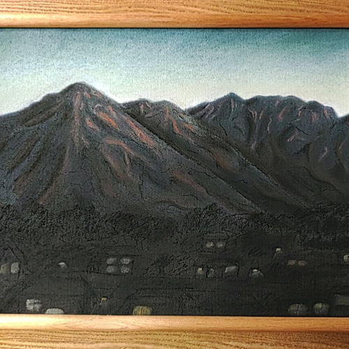 原画 パステル画 街 夕空 絵画 daidaraken 通販｜Creema(クリーマ 