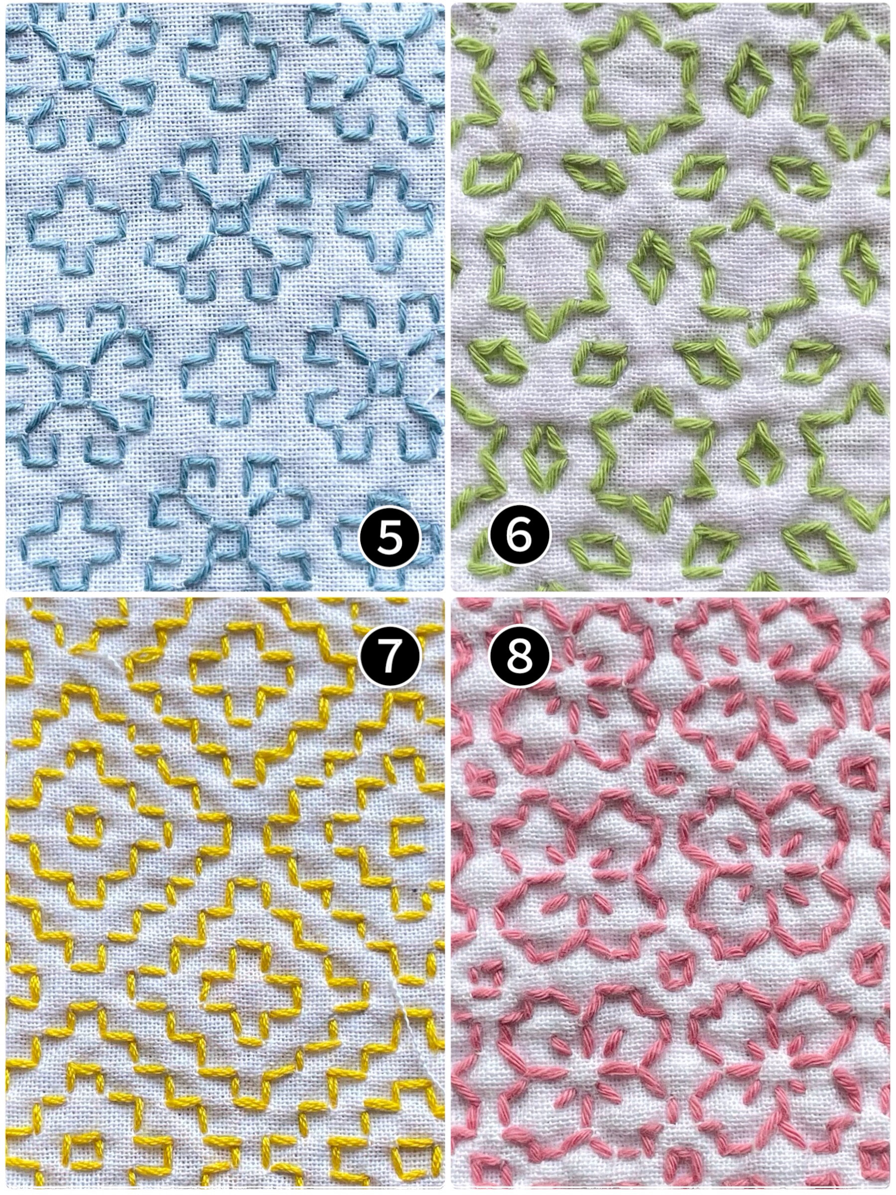 選べる刺し子  Tシャツ風ブラウス【送料込み】浴衣リメイク　ピンク