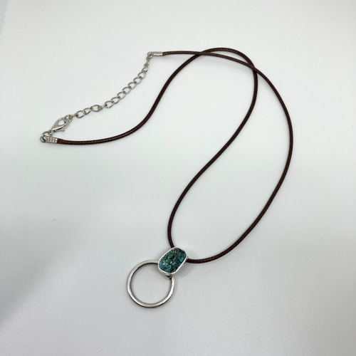 ターコイズマウンテン　シルバー　メタル　ネックレス　#インディアンジュエリー ターコイズマウンテン ターコイズ 眼鏡 グラスホルダー シルバー