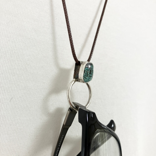ターコイズマウンテン ターコイズ 眼鏡 グラスホルダー シルバー