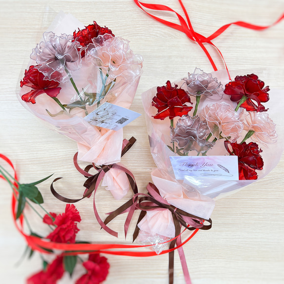 カーネーション 1輪〜 選べるカラー 追加OK！ 母の日 プレゼント  